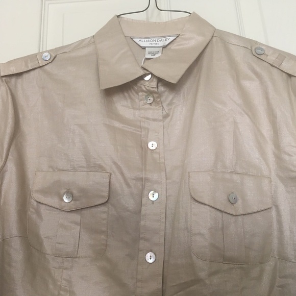 Allison Daley 14P button blouse - Picture 7 of 7